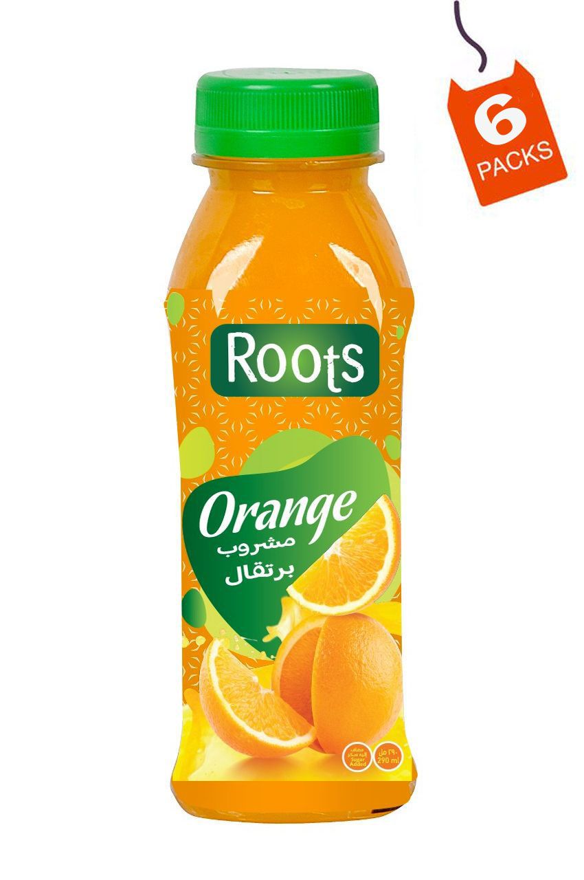 Roots Orange  Juice 290 ml 6 packs